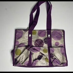 Thirty-One Zip Top Organizing Utility Tote